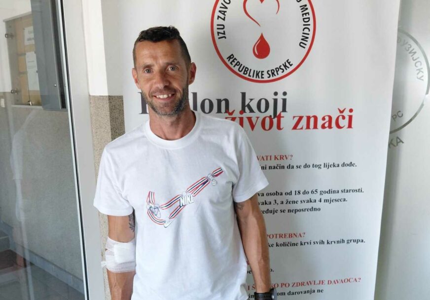 (FOTO) Humanost na djelu: Boris Raspudić podržao akciju dobrovoljnog darivanja krvi „Crveno-plavih“