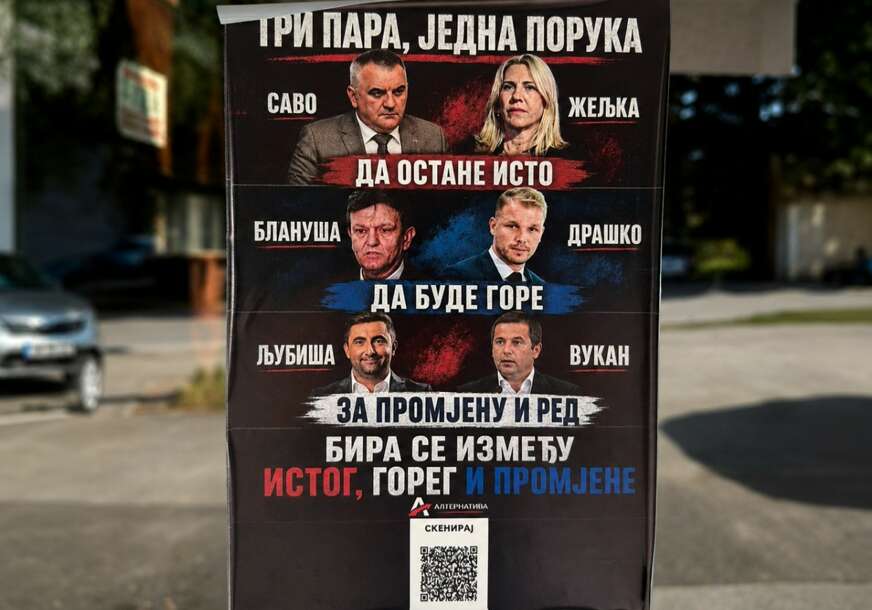 Od anonimnih plakata do jasnog političkog stava: Alternativa oblijepila Banjaluku, sada jasno poručili koga vide kao „promjenu“