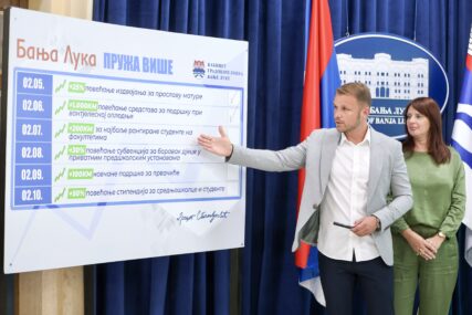 (FOTO) "Banjaluka pruža više“ Stanivuković poručio da su prve mjere već realizovane, slijede VEĆE SUBVENCIJE, stipendije i nova podrška