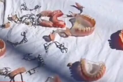 (VIDEO) "ZUBI ZA PONIJETI" Umjesto povrća i voća, na pijaci bogat izbor zuba