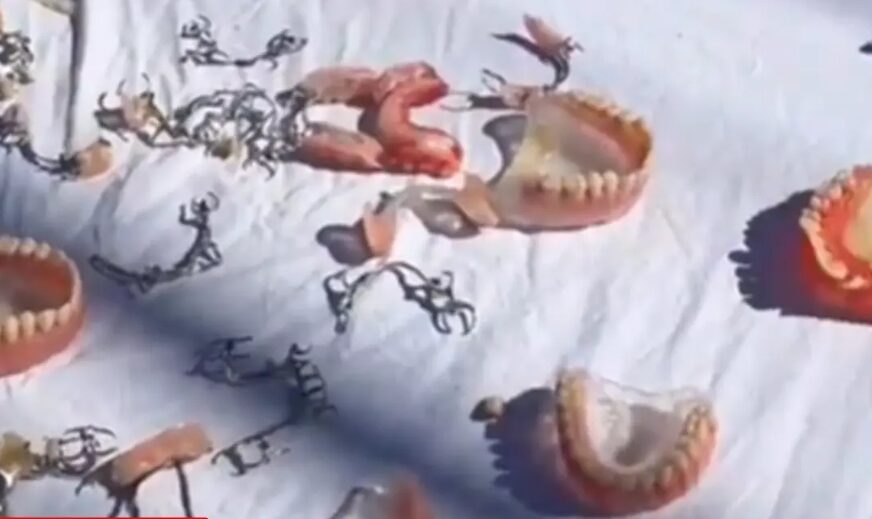 (VIDEO) "ZUBI ZA PONIJETI" Umjesto povrća i voća, na pijaci bogat izbor zuba