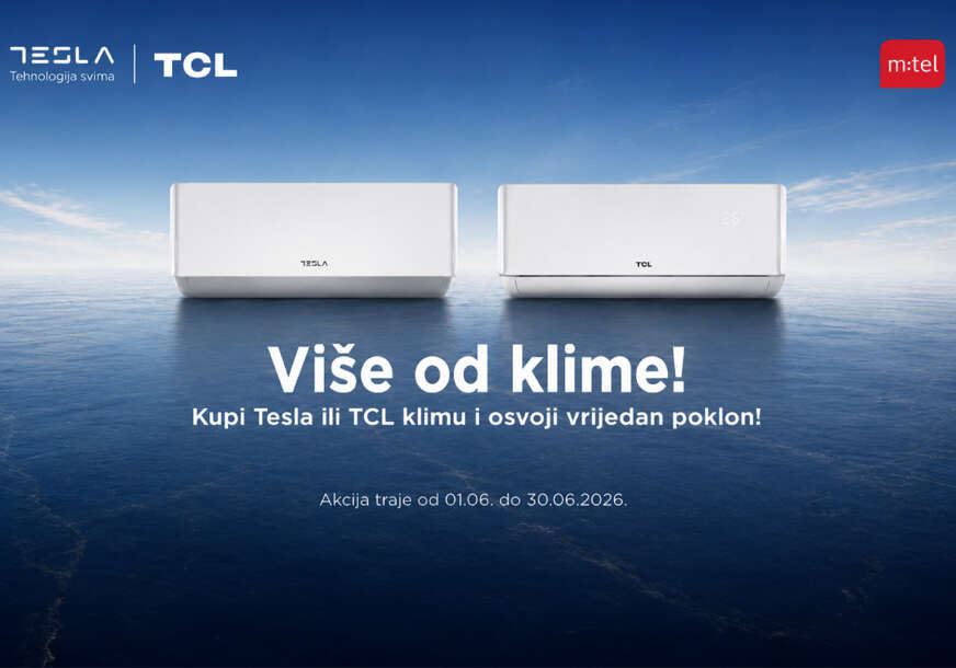 Osvježenje u klime koje nude više: Rashladite dom i obradujte se vrijednim poklonom uz Tesla i TCL klime iz m:tel ponude
