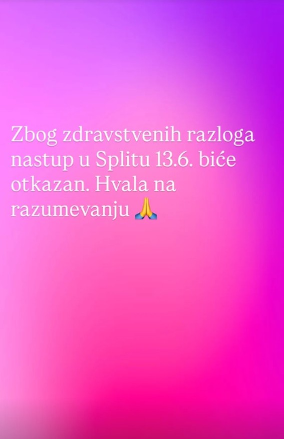 FOTO: TANJA_SAVIC_PRIVATE/INSTAGRAM/SCREENSHOT