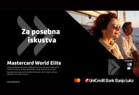 NOVI PREMIUM PROIZVOD: UniCredit u BiH predstavlja Mastercard World Elite karticu – karticu za posebna iskustva