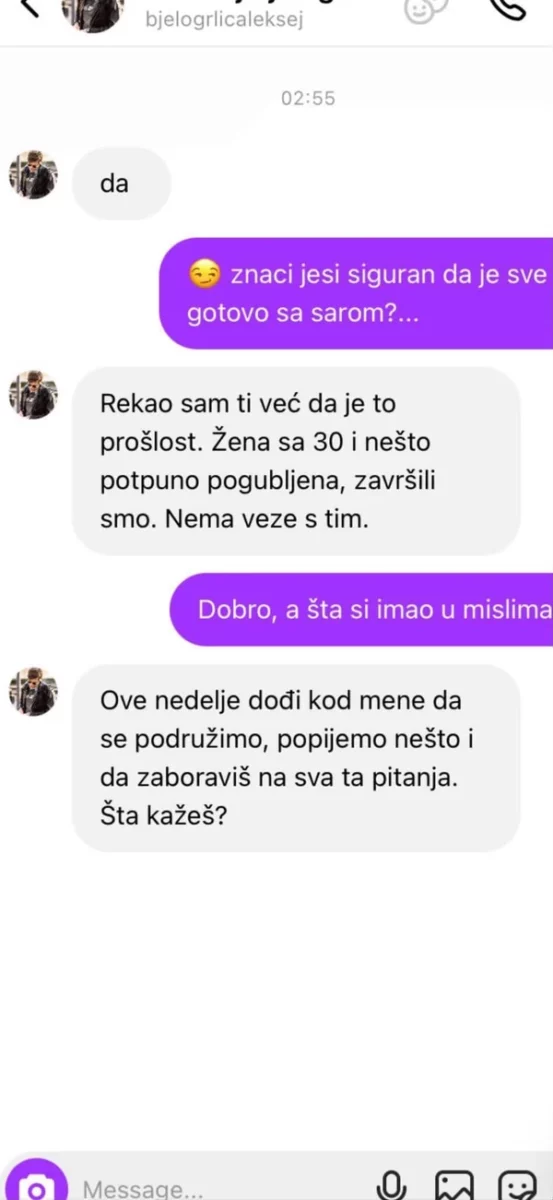 Aleksej Bjelogrlić prepiska
