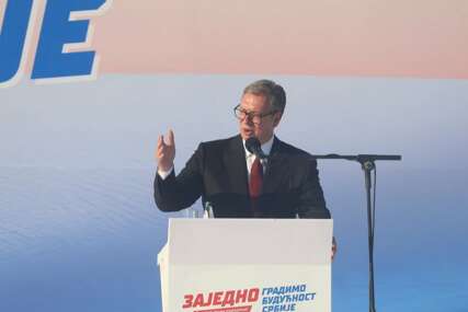 (VIDEO, FOTO) POČEO MITING SNS U BEOGRADU Vučić se obratio prisutnima, na skupu i zvaničnici iz Republike Srpske