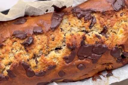 Banana bred sa čokoladom i orasima: Najljepši i najlakši recept, jedini koji vam je potreban