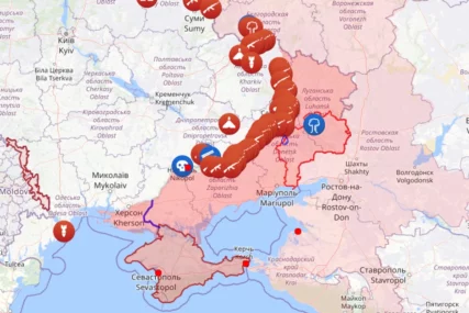 (MAPA) PUTINU SVE TEŽE DA NAMETNE USLOVE Ukrajina tvrdi da je povratila teritoriju veličine jednog grada