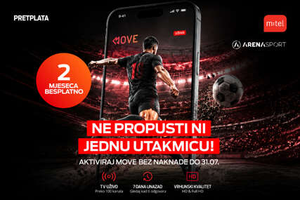 Dva mjeseca besplatno za m:tel Pretplata korisnike: MOVE TV aktivirajte bez naknade i gledajte odmah!