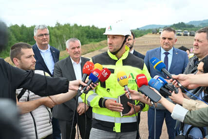 obilazak gradilišta , autoput bl prijedor