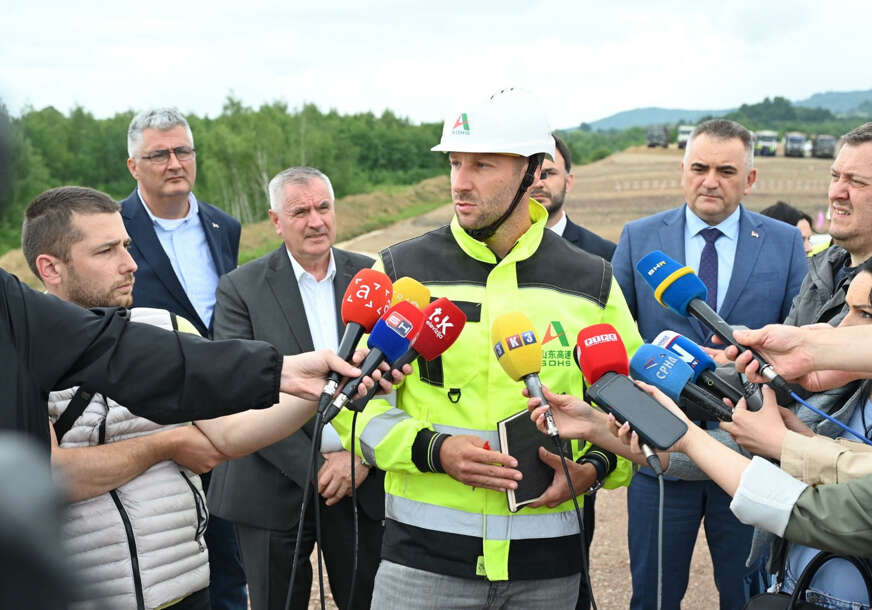 obilazak gradilišta , autoput bl prijedor