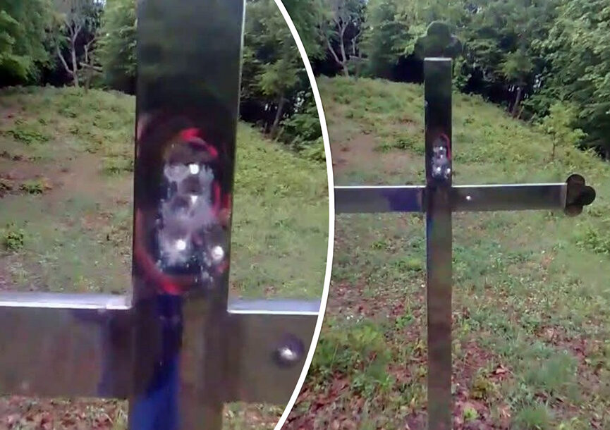 Incident u Travniku: Pucano na pravoslavni krst i groblje