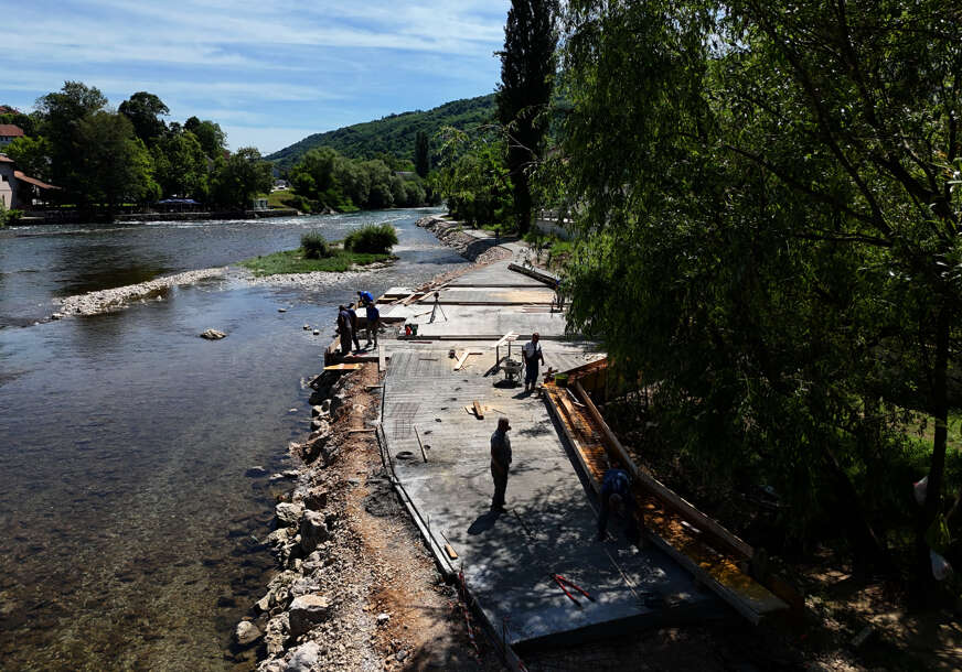 radovi uz Vrbas u Srpskim toplicama 