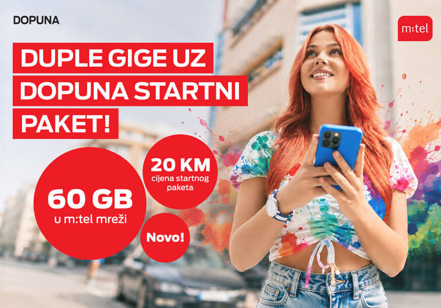 Duple gige uz Dopuna Start paket: Ljeto je ljepše kada ne brojiš gigabajte