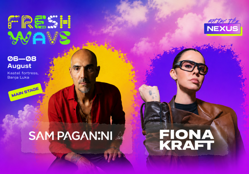 Sam Paganini i Fiona Kraft nova velika imena Freshwave festivala 