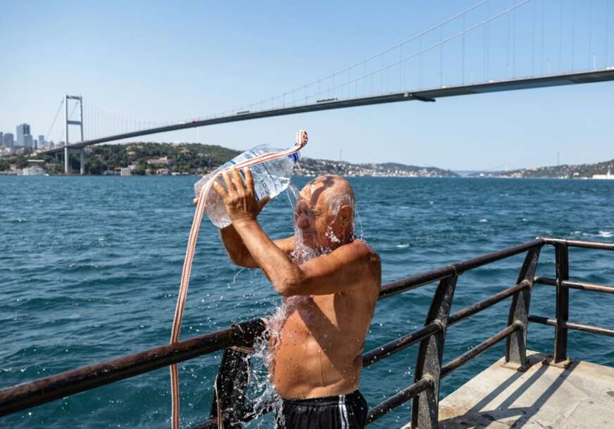GORI TLO POD NOGAMA Najtoplija zemlja u Evropi je Turska sa 43, na svijetu Iran sa 50 stepeni