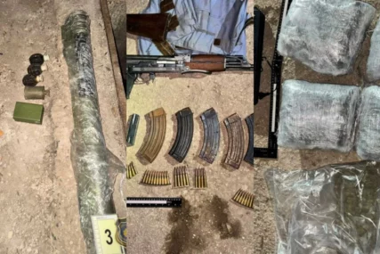 Akcija "Olimp" otkrila pravi arsenal: Policija zaplijenila kokain, kanabis, eksploziv i oružje, policija traga za jednom osobom