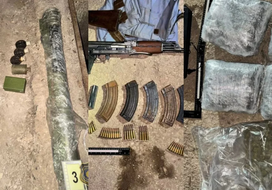 Akcija "Olimp" otkrila pravi arsenal: Policija zaplijenila kokain, kanabis, eksploziv i oružje, policija traga za jednom osobom