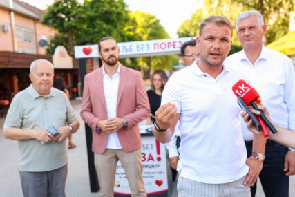 (FOTO) "PSS staje na rep kriminalu" Stanivuković u Modriči nastavio akciju "Zdravlje bez poreza" i poslao snažne poruke