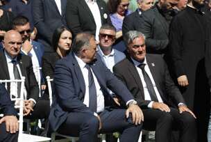 Milorad Dodik i Siniša Karan u Bratuncu