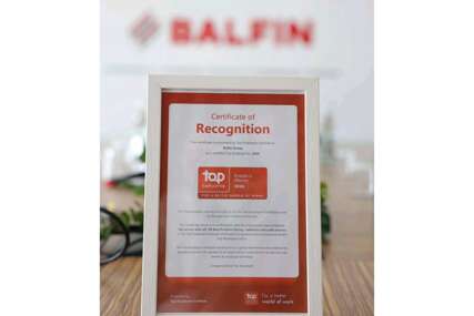 Top Employers Institute proglasio BALFIN Group jednim od najboljih poslodavaca za 2026. godinu
