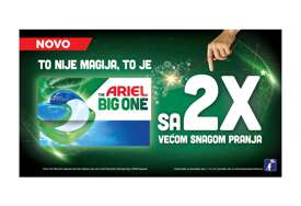 Ariel predstavlja The Big One – novu generaciju pranja bez kompromisa
