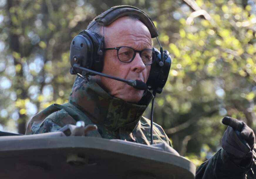 Fridrih Merc u uniformi Bundesvera