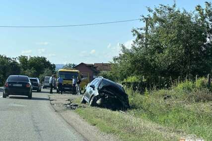 Nesreća na putu Bijeljina-Zvornik: Troje ljudi povrijeđeno u sudaru tri vozila