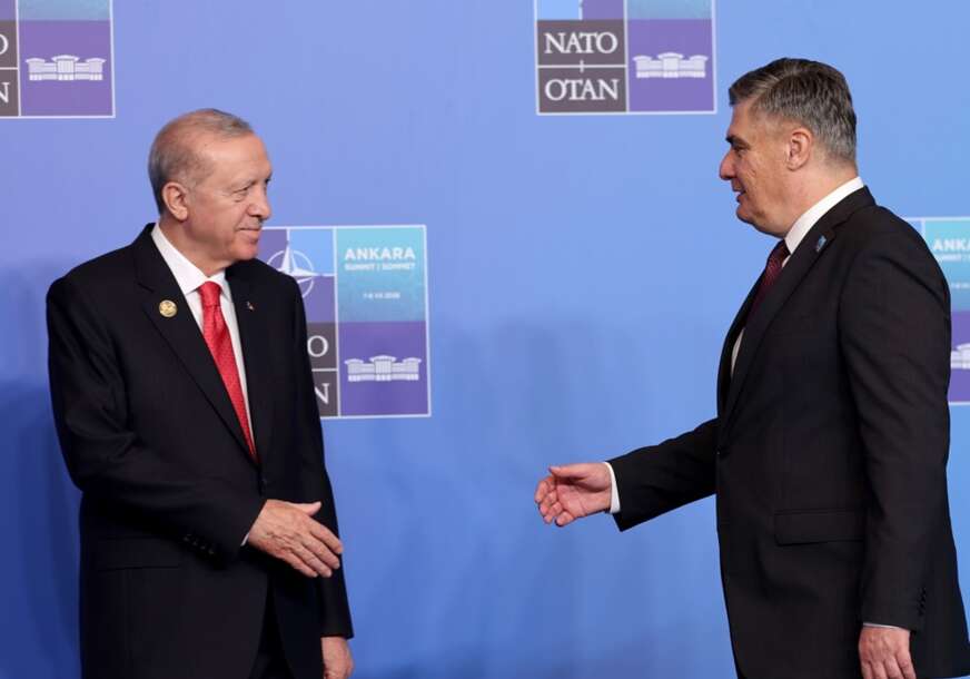 Redžep Tajip Erdogan i Zoran Milanović