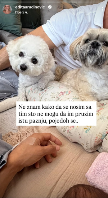 FOTO: EDITAARADINOVIC/INSTAGRAM/SCREENSHOT