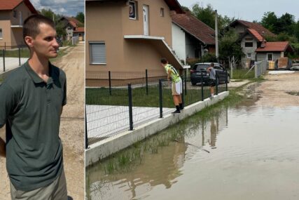 (VIDEO, FOTO) Mještani Petrićevca ogorčeni: Poslije svake jače kiše voda im ulazi u dvorišta