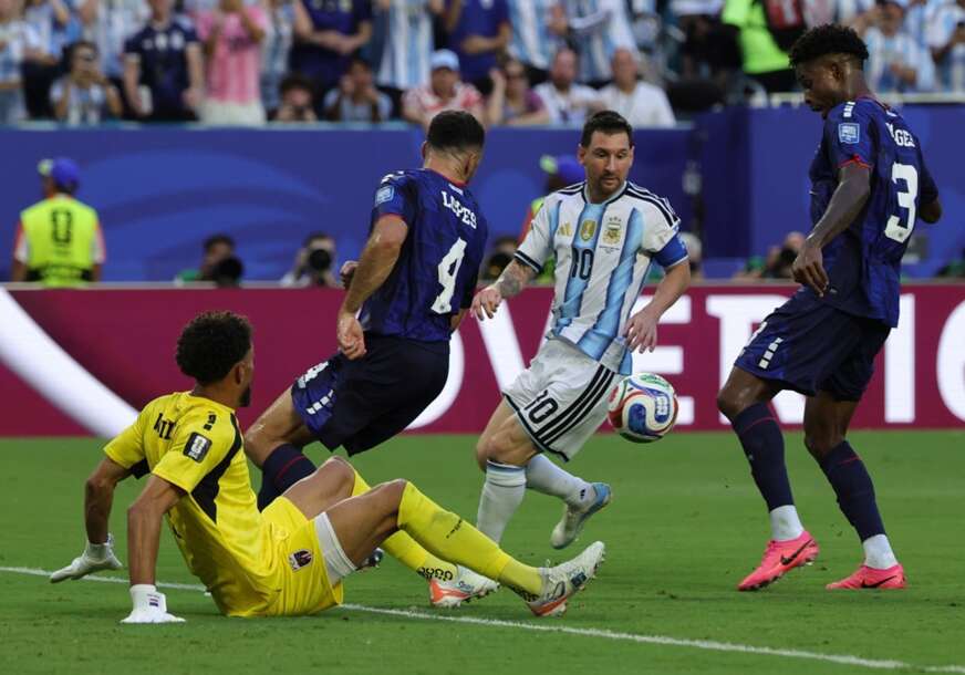 detalj sa utakmice Argentina - Zelenortska ostrva