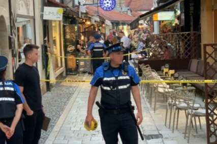 Pucnjava na Baščaršiji: Ispaljeno više metaka prema ugostiteljskom objektu, policija na terenu