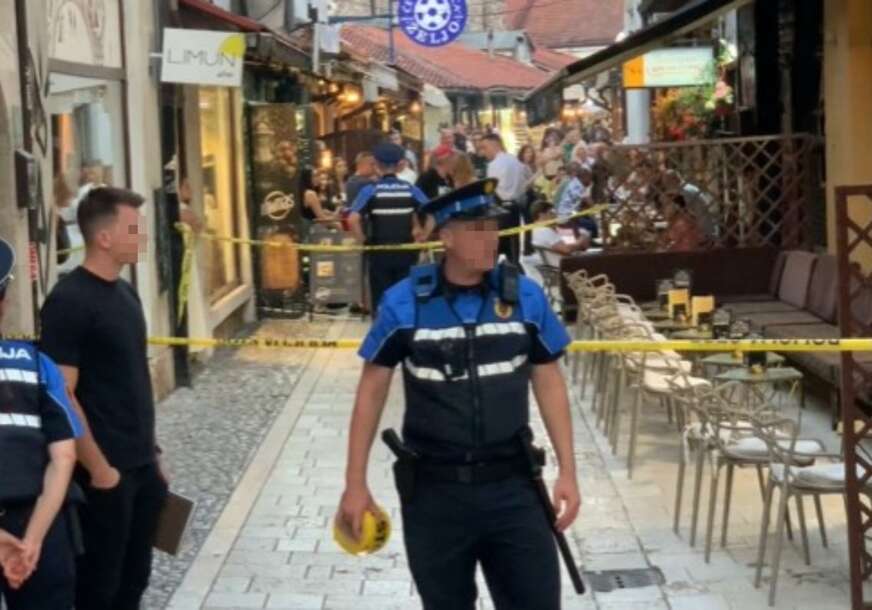 Pucnjava na Baščaršiji: Ispaljeno više metaka prema ugostiteljskom objektu, policija na terenu