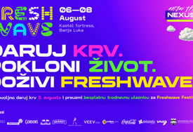 Freshwave poziva na dobrovoljno darivanje krvi: Darujte krv i preuzmite besplatnu ulaznicu za festival