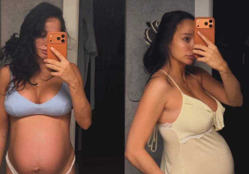 "Imam skoro 80 kilograma i jedem kao vepar" Edita Aradinović se požalila na trudničke muke, skinula se u 9. mjesecu
