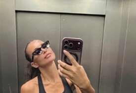 (FOTO) Emina oduševila figurom: U helankama i topu pokazala zategnuto tijelo, a ovo je njena tajna