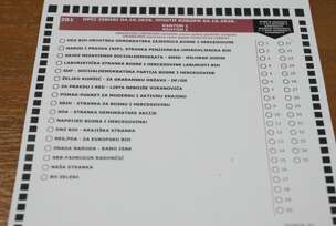 glasački listići za opšte izbore