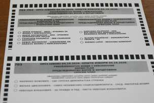glasački listići za opšte izbore