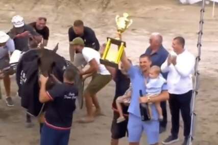 (VIDEO) Srpski as nije skrivao oduševljenje: Konj Nikole Jokića opet neprikosnoven