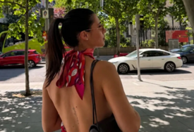 BLISTA PORED VJERENIKA Olga Danilović nikad ljepša, haljina otkrila gola leđa, svi gledaju jedan detalj