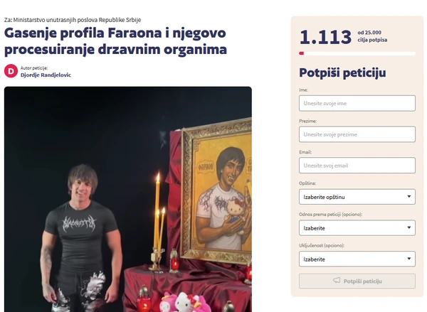 FOTO: PETICIJE.GRADJANSKE.ORG/SCREENSHOT