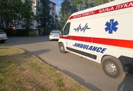 POVRIJEĐENO 7 OSOBA Teška nesreća kod Banjaluke, sudar 2 vozila