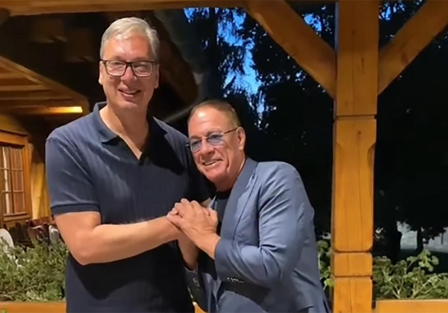 Aleksandar Vučić Žan-Klod Van Dam