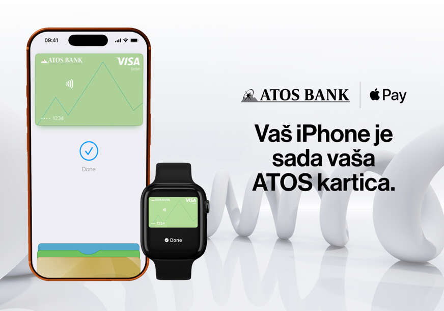 Jednostavniji i sigurniji način plaćanja: ATOS BANK donosi Apple Pay svojim klijentima u Republici Srpskoj