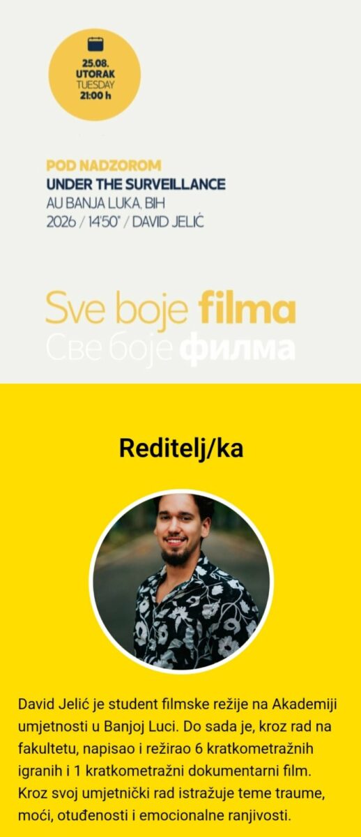 FOTO: USTUPLJENA FOTOGRAFIJA