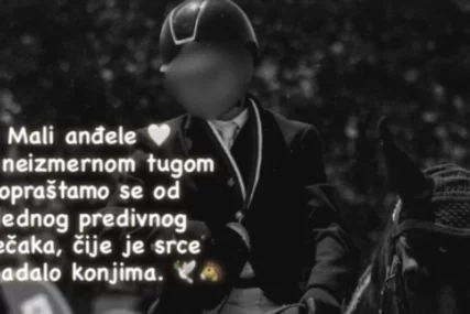 "Zauvijek galopiraj slobodan, tamo gdje nema bola" Klub se oprostio od dječaka koji je stradao na hipodromu u Kovilovu