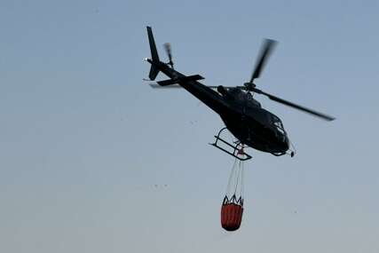 Helikopteri ponovo nad požarištima: OS BiH gase vatru u Bosanskom Grahovu i Nevesinju