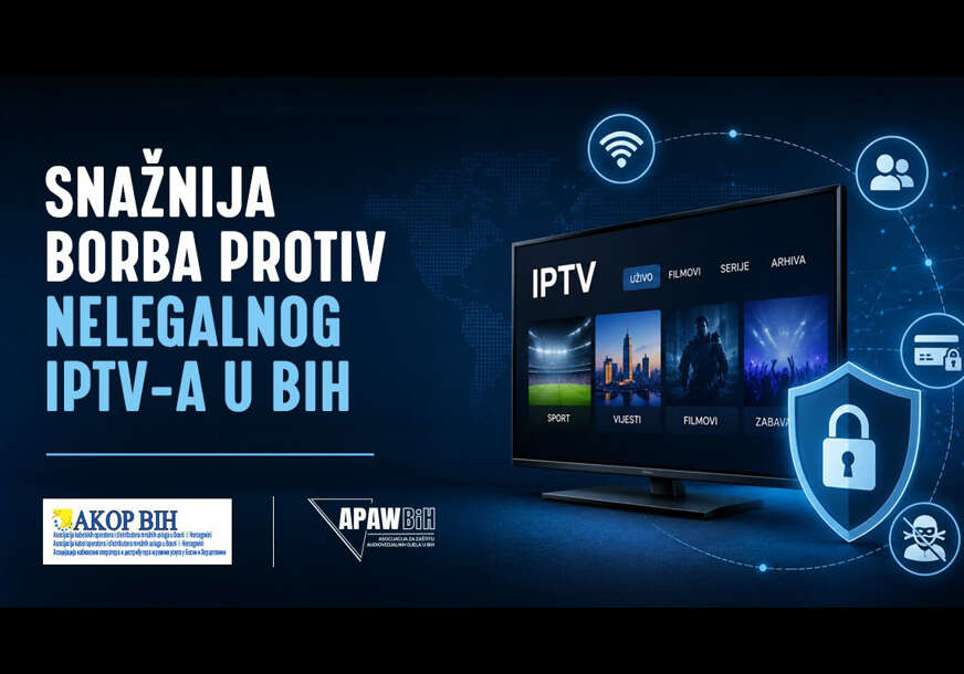 AKOP BiH i APAWBiH potpisali Protokol o saradnji: Snažnija borba protiv nelegalnih IPTV operatera u BiH