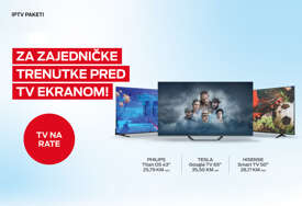 Za zajedničke trenutke pred TV ekranom: M:tel vam preporučuje velike ekrane i najbolji TV sadržaj